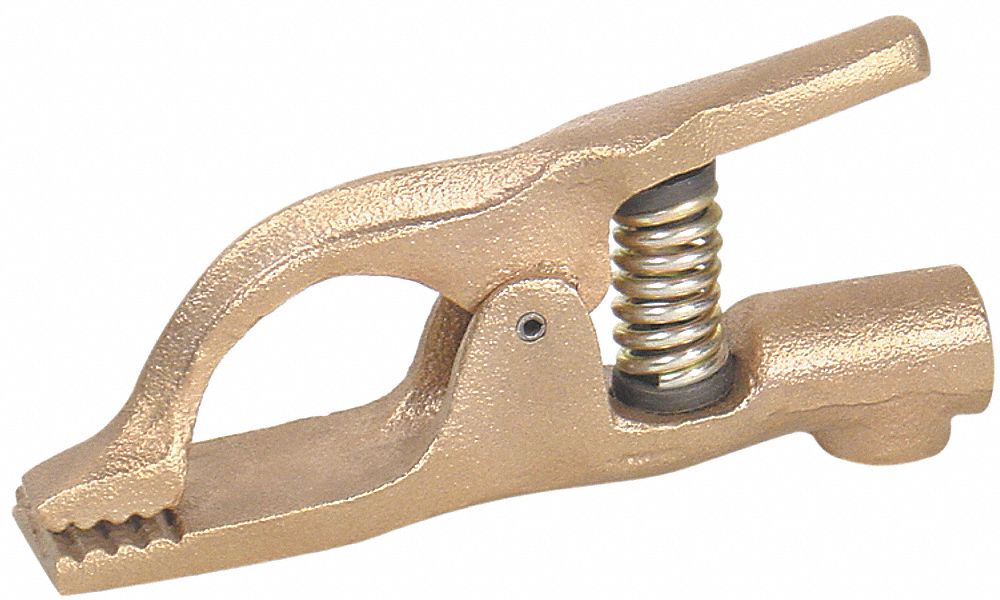 19N767 - Brass Ground Clamp 300A 1 ln