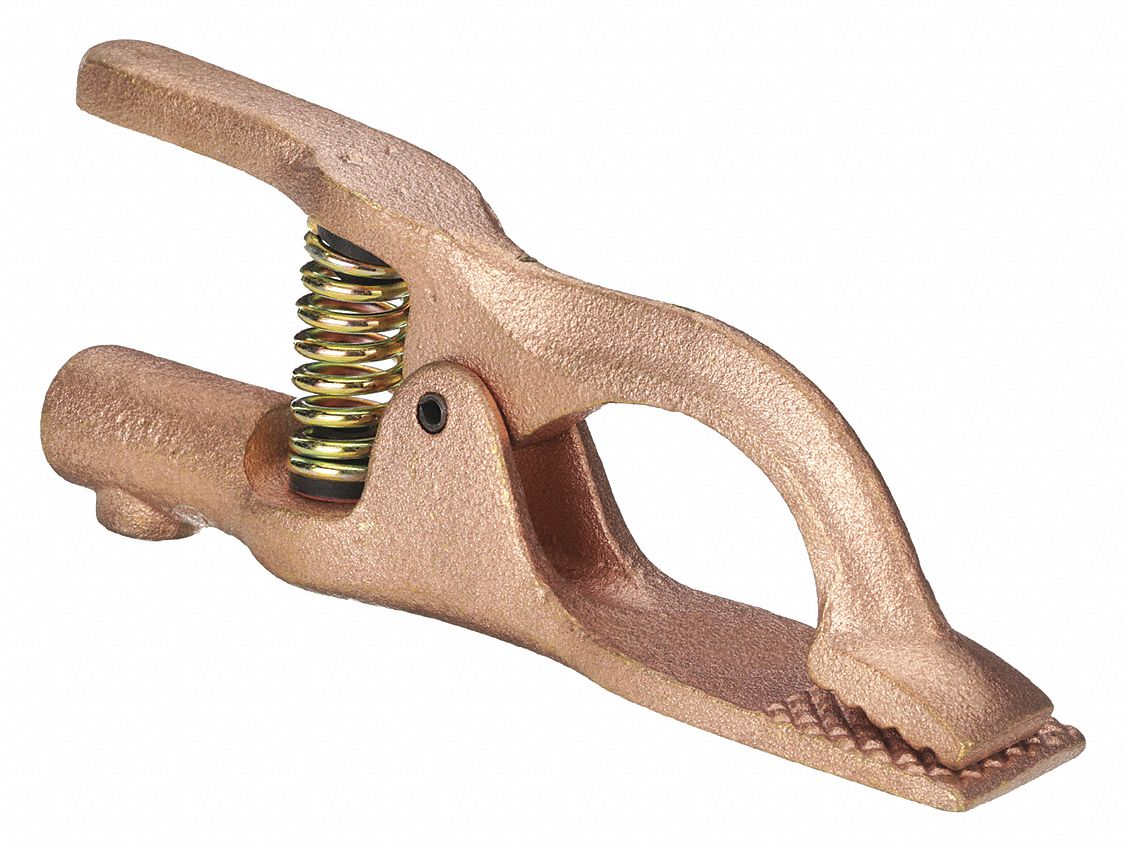 Ground Clamp, Brass, 2 AWG to 1/0 AWG