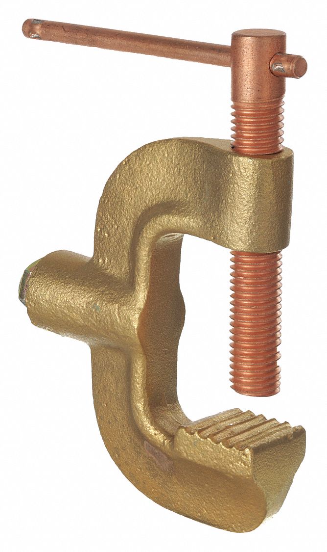 Ground Clamp, 1/0 to 3/0 AWG, Brass