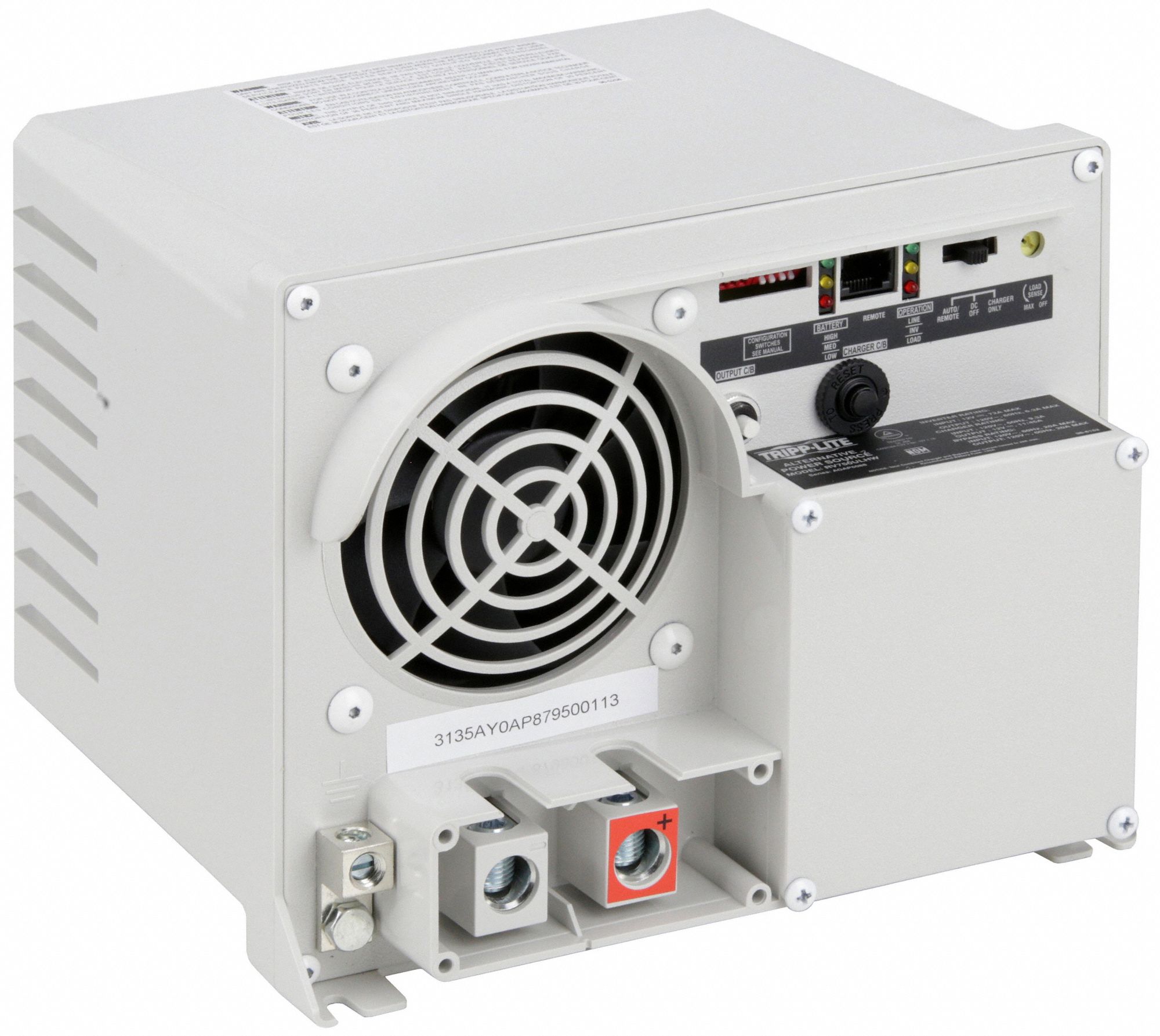 TRIPP LITE, Modified Sine Wave, 1,500 W Peak Output Power, Inverter and