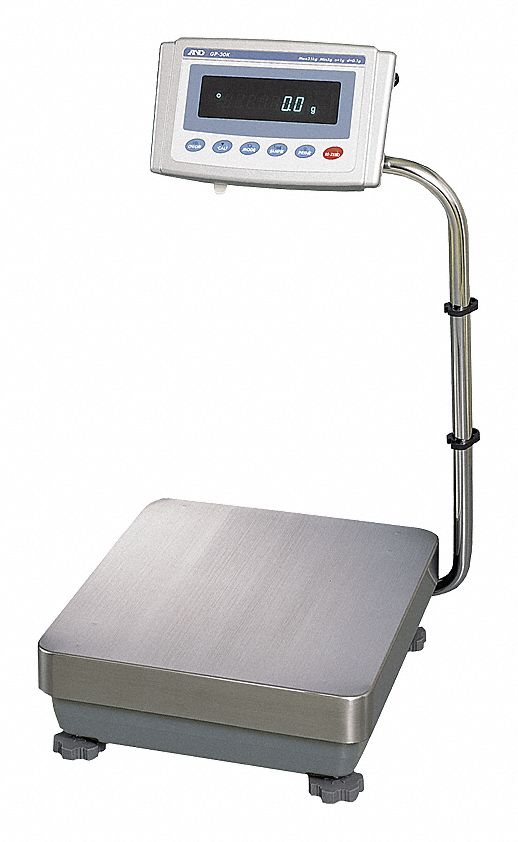 Platform Bench Scale: 101 kg, 0.02 lb, 15 3/16 in Weighing Surface Dp, User Manual