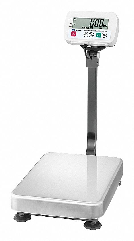 Washdown Platform Scale: 130 lb, 0.02 lb, 20 7/8 in Weighing Surface Dp, User Manual