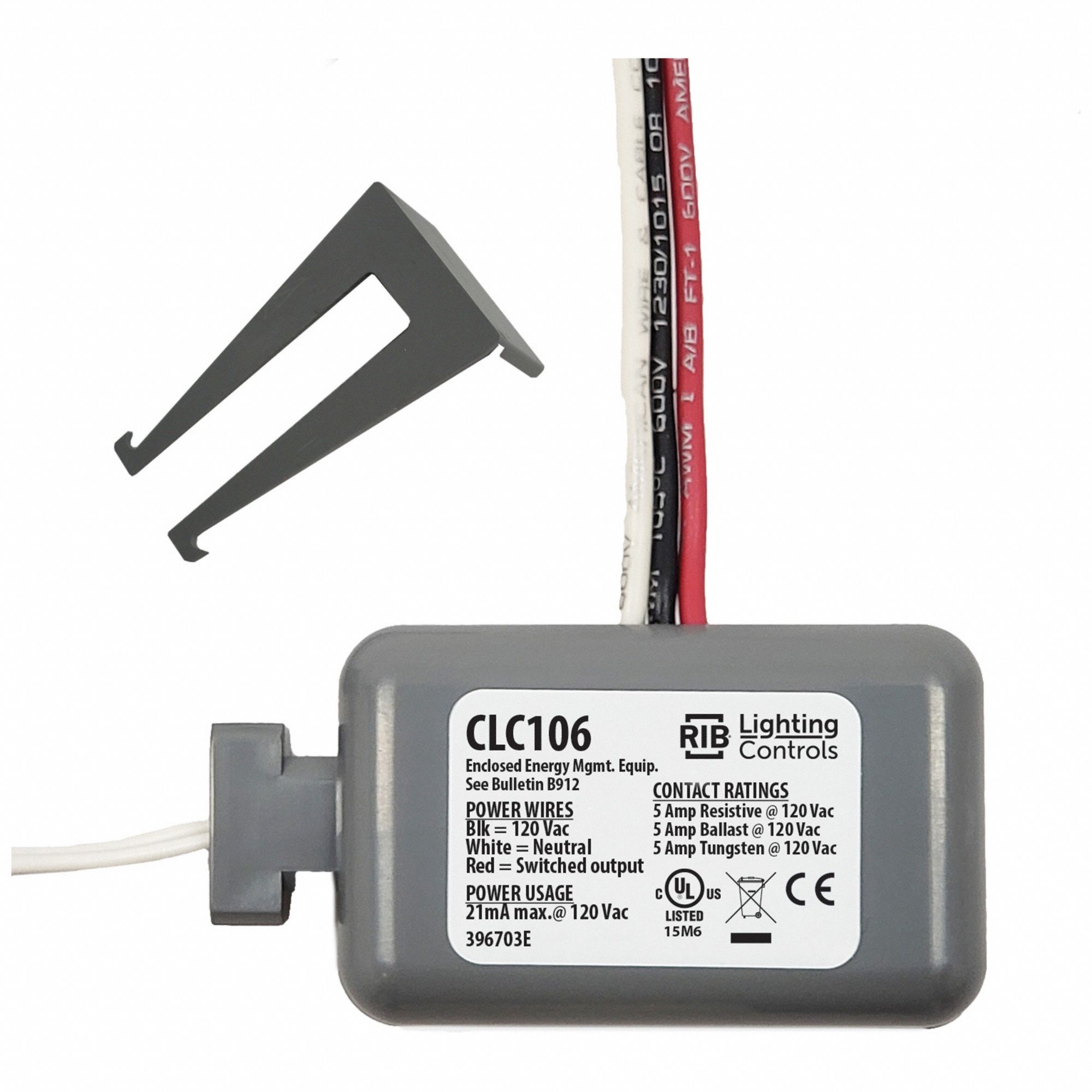 ENCLOSED PRE-WIRED RELAY, 5 A RATING, 120V AC, SPST-NO, ½ IN NPT NIPPLE