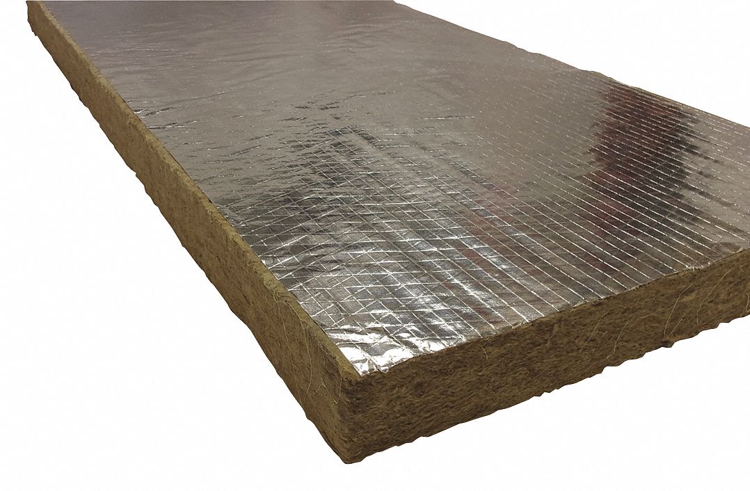 ROXUL 1 1 2 x 48 x 24 Mineral Wool Foil Backing High 