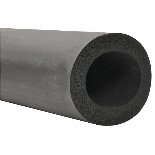 Aluminum Foil Rubber Plastic Pipe Insulation ID 3/4 1 1-1/2 2 2-1/2 3  4 5 6 8 Waterproof Insulation Pipe For Underground Water Line Pipe