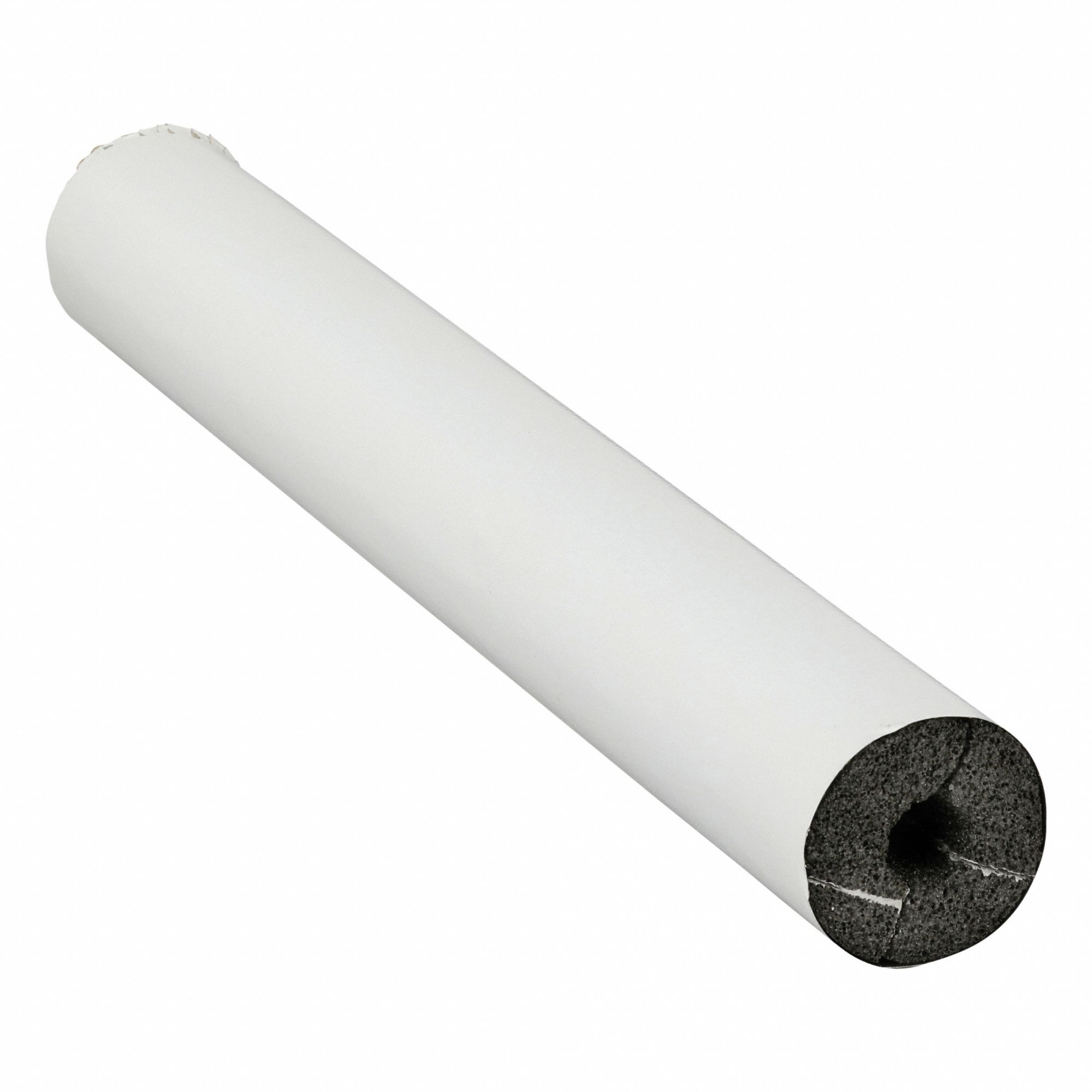 Pipe Insulation: Tube, Cellular Glass, 1 in Thick, 7/8 in ID, 2 ft Lg, 3.45 R-Value