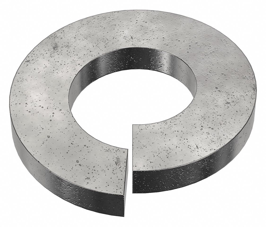 RONDELLE RESSORT,P/VIS ¼PO,ACIER,OXYDE NOIR,ÉP MAX 0,062PO,100PQ