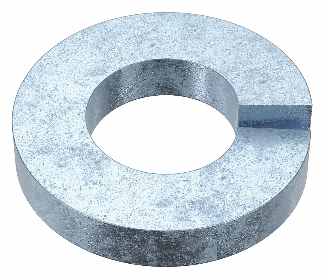 SPLIT LOCK WASHER, FOR SCREW SIZE 5/16 IN, SPLIT LOCK, STEEL, ZINC PLATED, 100 PK