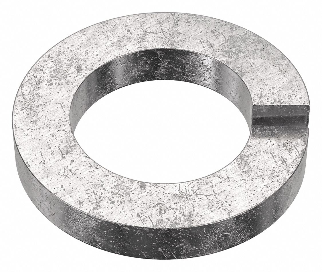 Split Lock Washer: 18-8, Stainless Steel, 1 1/8 in Screw Sz, 1 5/32 in Max. Inside Dia, 18-8, 5 PK