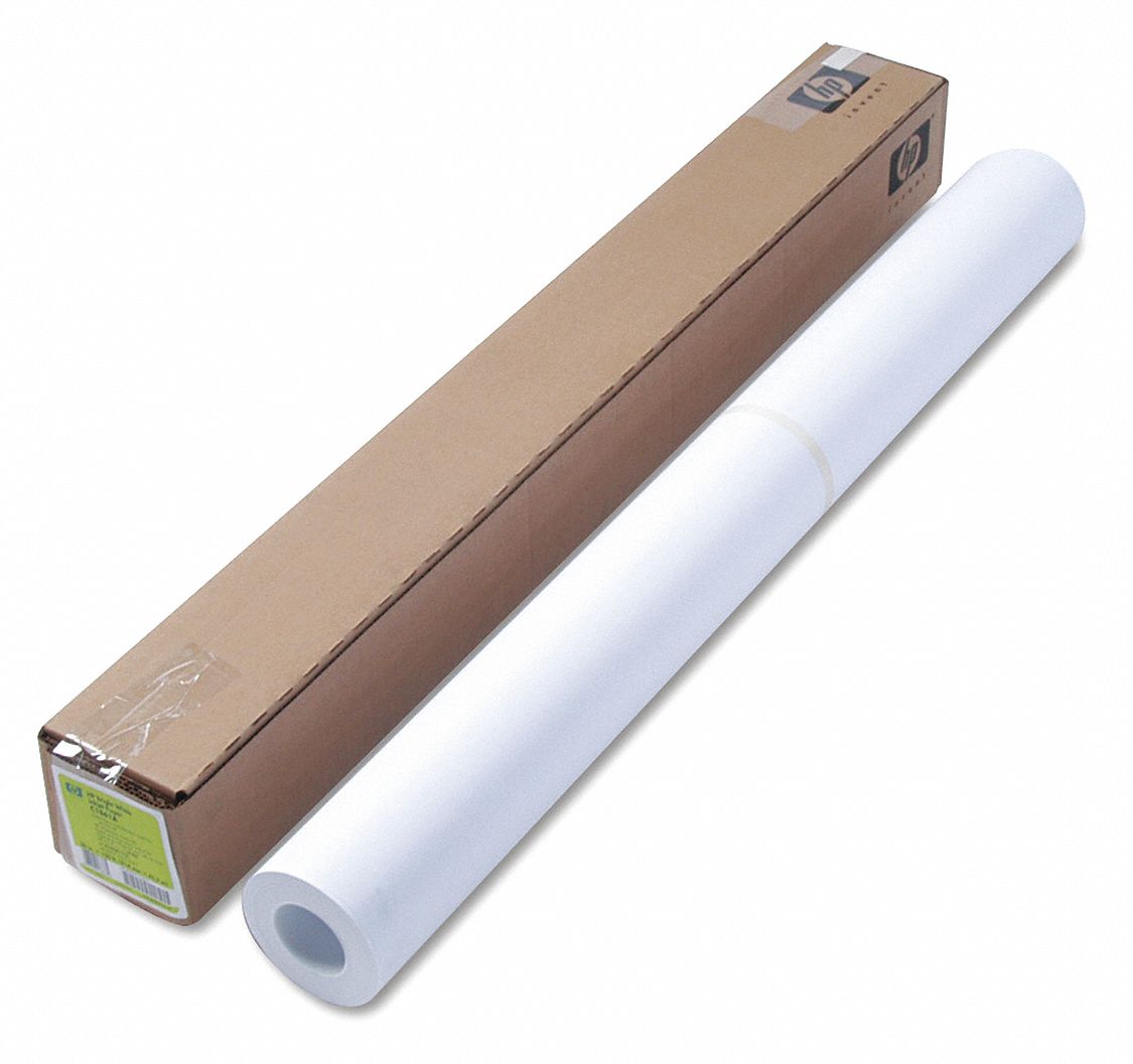 HP, 150 ft Lg, 36 in Wd, Paper Roll 19NX08C1861A Grainger