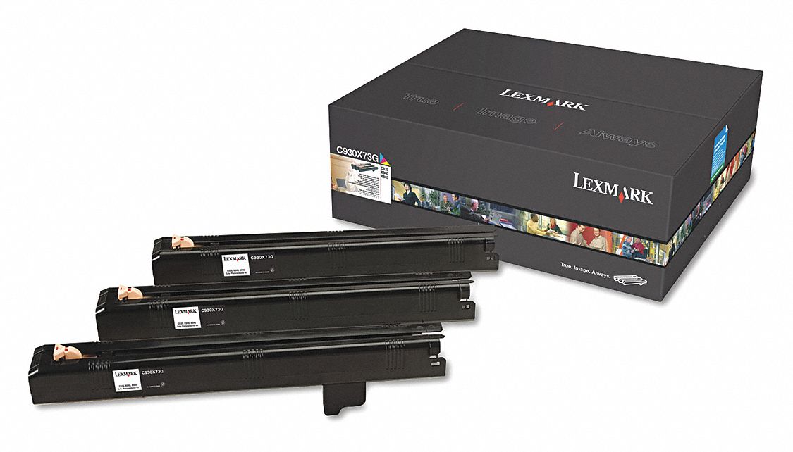 LEXMARK Photoconductor, Cyan/Magenta/Yellow, Lexmark 19NX54C930X73G