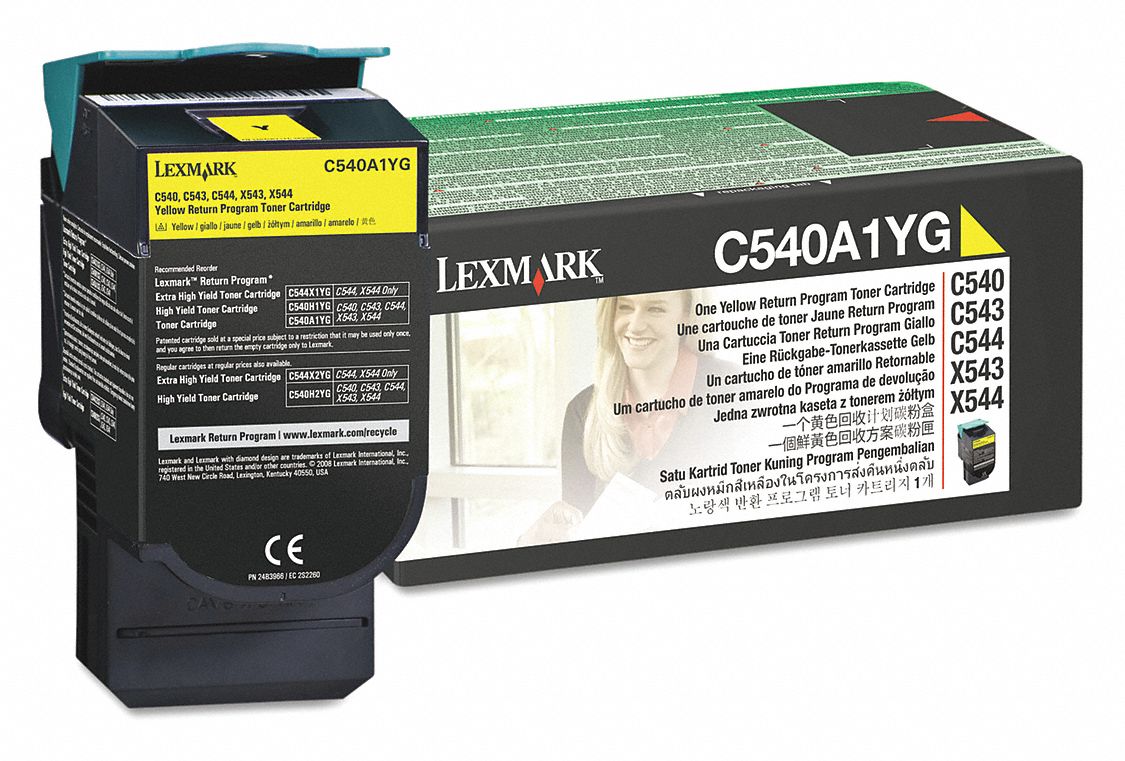 Toner Cartridge: C540A1YG,