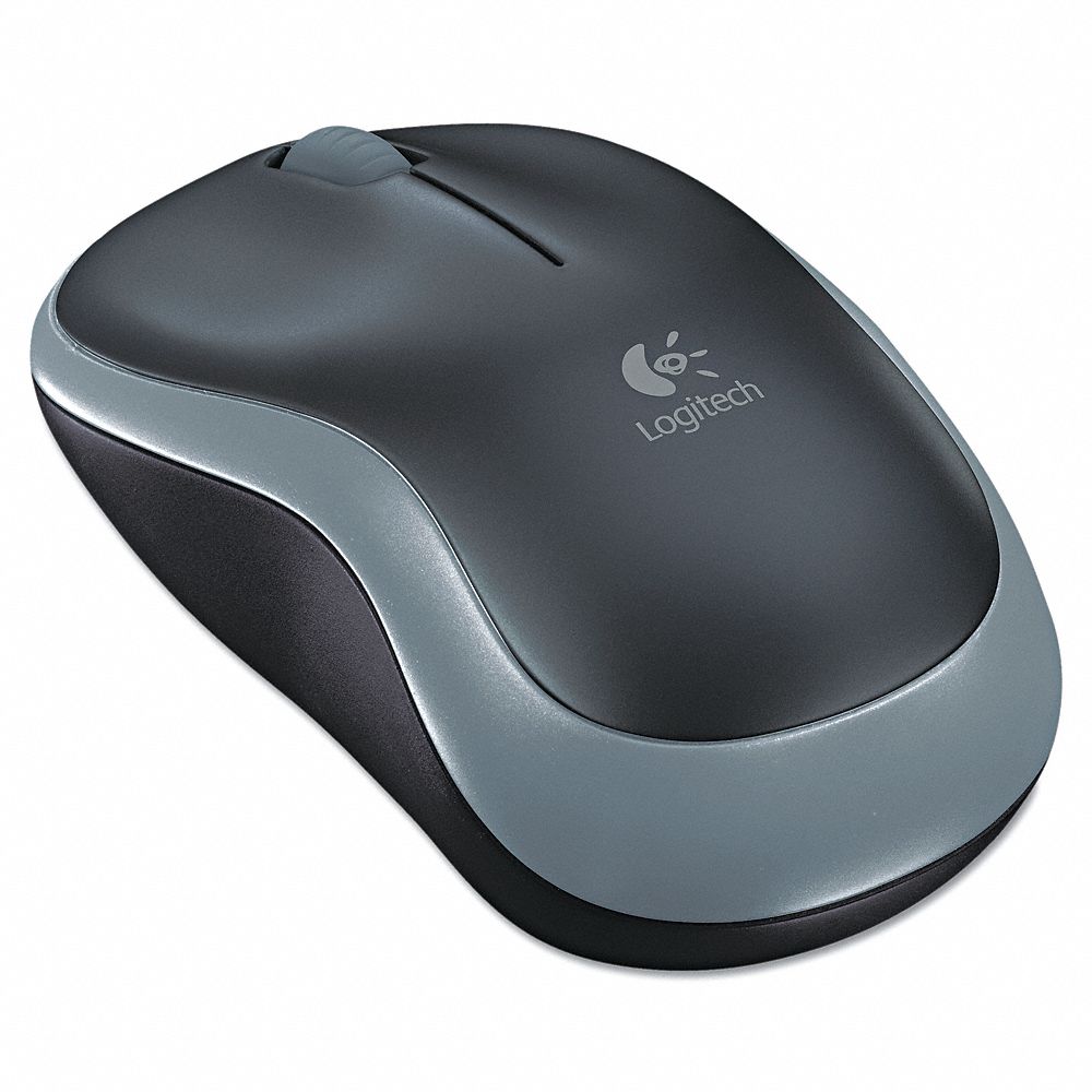 Mouse: Wireless, Optical, 3 Buttons, Black, Nano Receiver