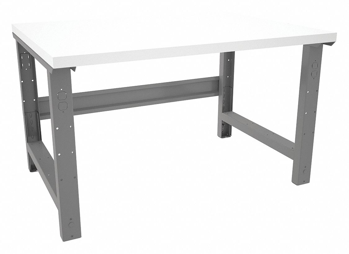 TENNSCO Workbench, Laminate, 36 in Depth, 33 1/2 in Height, 48 in Width