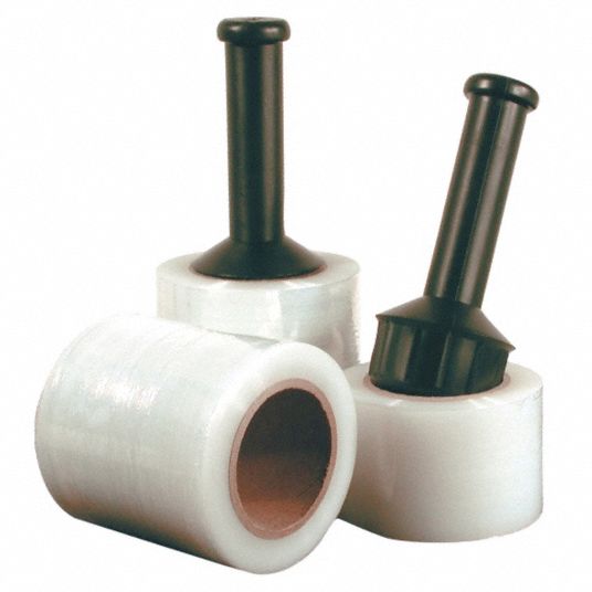 GRAINGER APPROVED General Purpose Stretch Wrap with Handle, Blown, 90