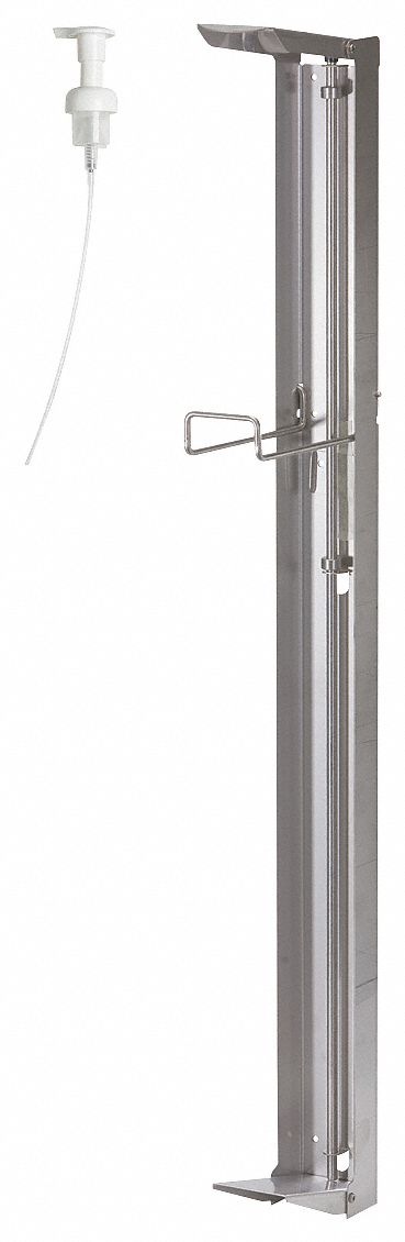 Soap/Sanitizer Disp SLVR 1 250 mL 4 inD