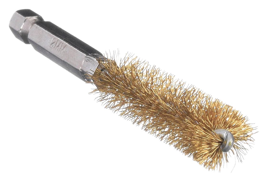 Round Brass Bristle Brush