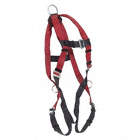 HARNESS, WORK POSITIONING, FRICTION, 310 LB, SZ XL, STEEL WITH POLYESTER WEBBING