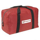 EQUIPMENT BAG, LARGE, WITH STRAPS/ZIPPER, FOR FALL KIT, RED, 23 1/2 X 11 3/4 X 12 1/2 IN