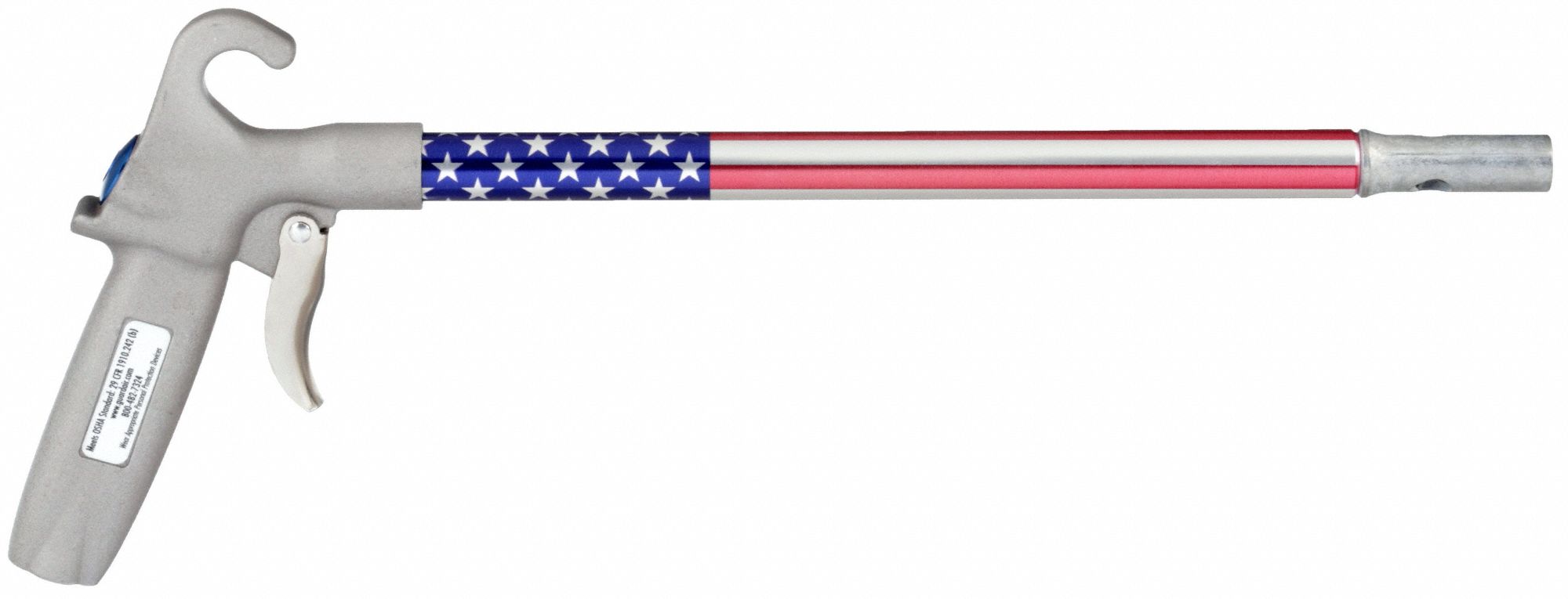 AIR GUN, PISTOL-GRIP, ALUMINUM, 1/4 IN NPT FEMALE, 1 NOZZLE, VENTURI, ALUMINUM