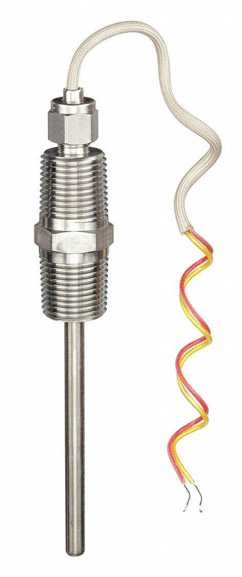 THERMOCOUPLE PROBE, TYPE K, GROUNDED, BARE WIRE, 4 IN L