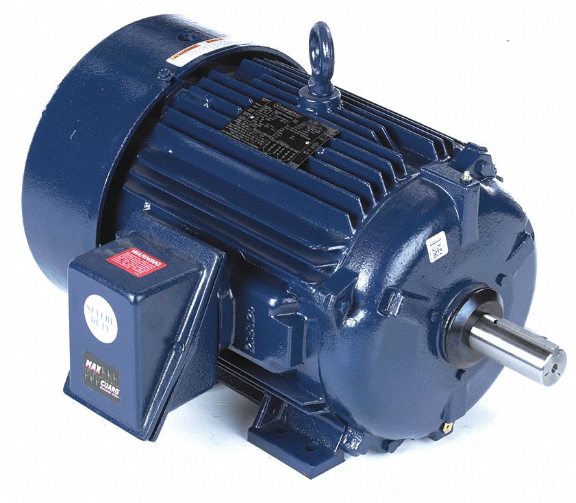 Severe Duty Motor, 20 HP, 3-Phase, Nameplate RPM 3540, Voltage 230/460 ...