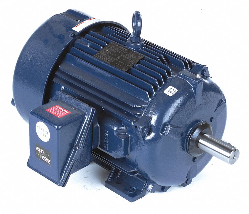 Severe Duty Motor, 20 HP, 3-Phase, Nameplate RPM 1775, Voltage 575 ...