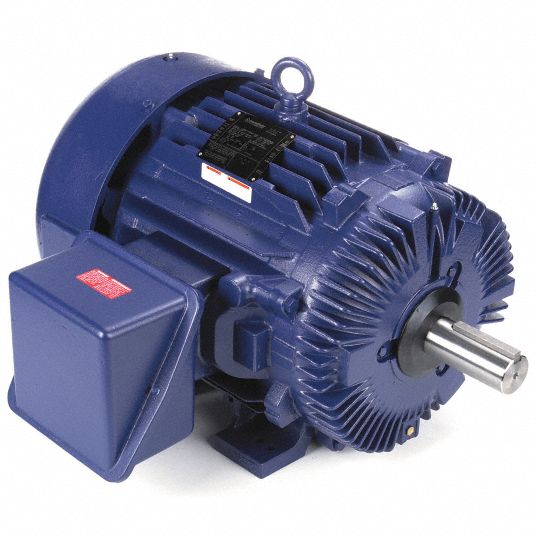 General Purpose Motor, 75 HP, 3-Phase, Nameplate RPM 1780, Voltage 460 ...