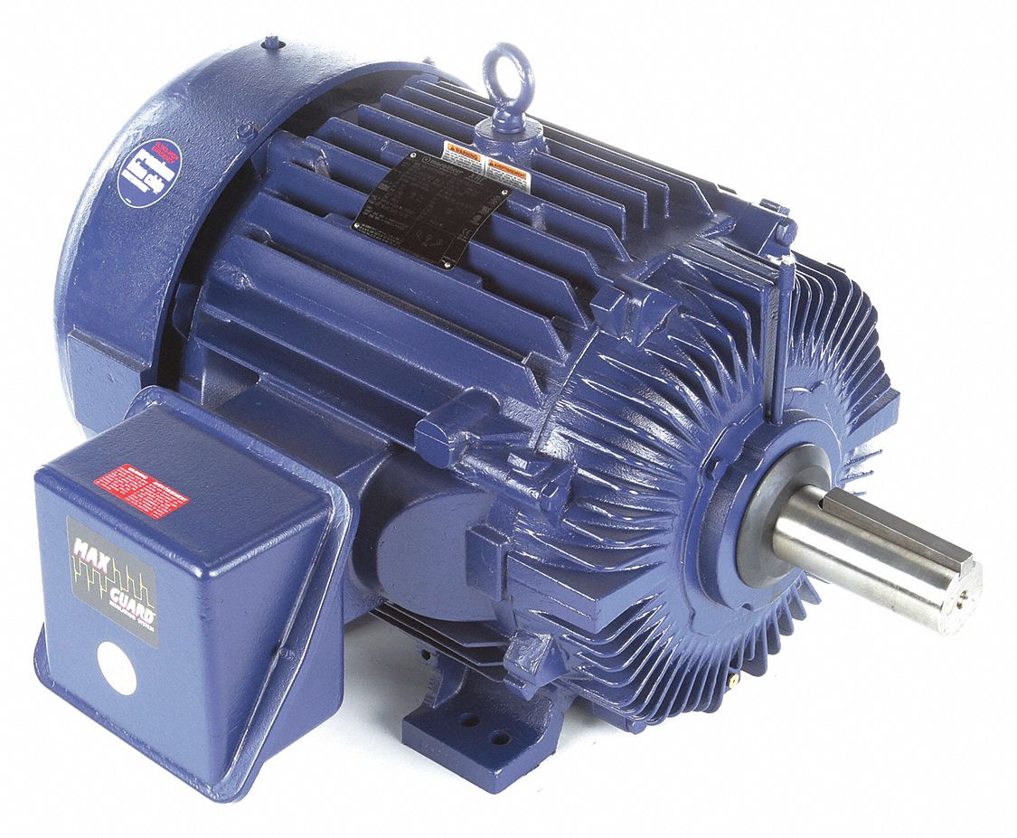 General Purpose Motor, 100 HP, 3-Phase, Nameplate RPM 1780, Voltage 575 ...