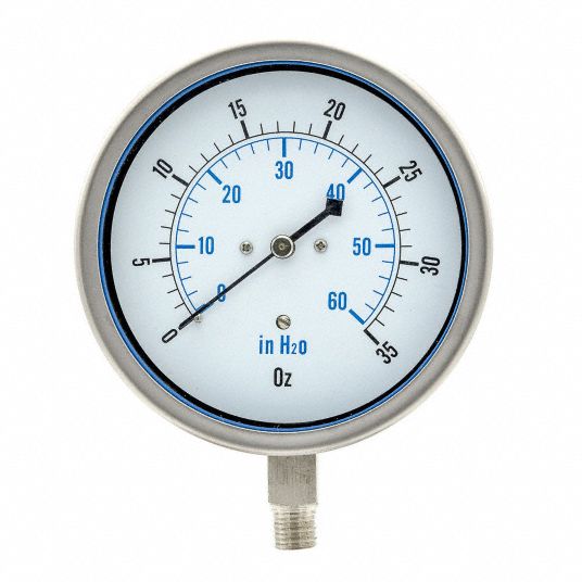 PIC GAUGES For Natural Gas Other Gases 0 to 35 oz Low