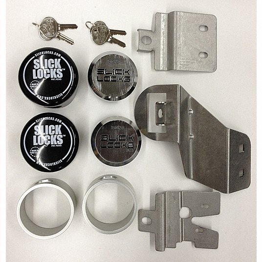 Slick Locks Ford Transit Connect 2010-2013 Kit Complete with Spinners Weather covers and Locks 