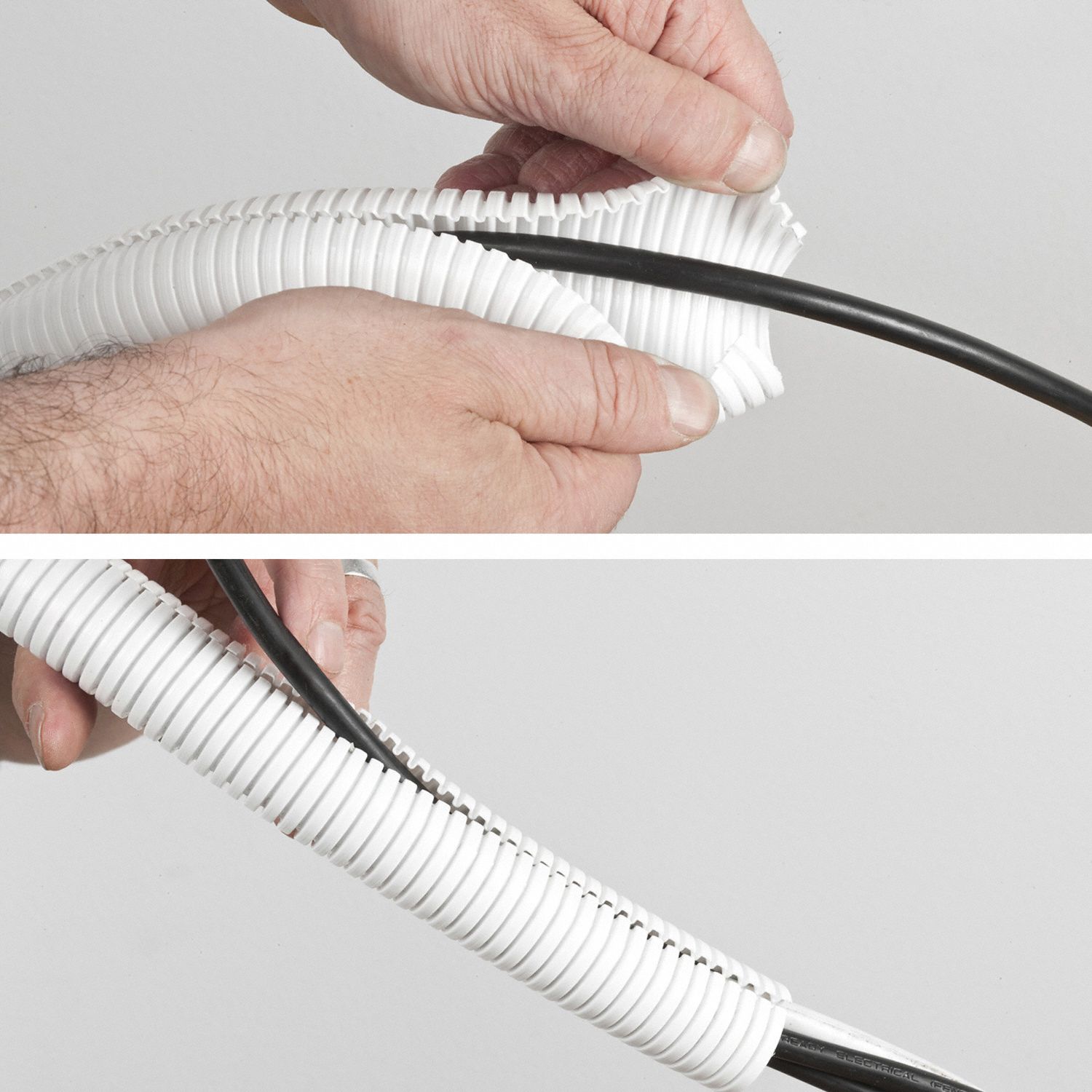 DLINE Corrugated Loom Tubing 1 1/4 in Nominal Size, 43 in Overall Lg