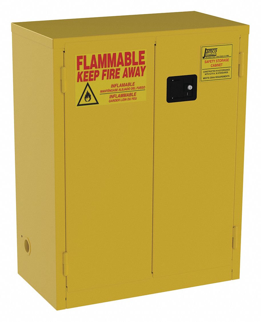 Std, 28 gal, Flammables Safety Cabinet - 19T258|BM28YP - Grainger