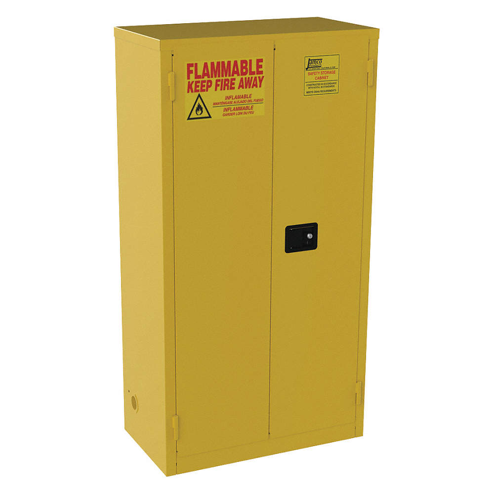 JAMCO Flammable Safety Cabinet44 GalYellow 19T259 BM44 Grainger