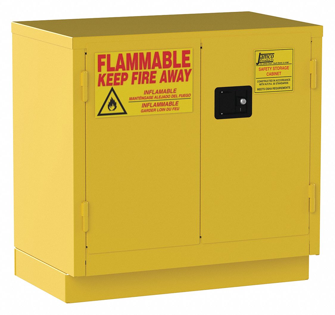 Jamco 22 Gal Flammable Cabinet Manual Safety Cabinet Door Type