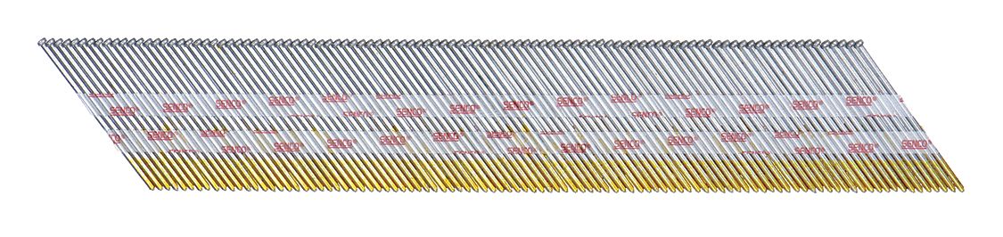 Angled Finish Nails, 1 1/2" L, PK4000: Finishing Nails, Brad, Smooth, Steel, Plain, 4, 000 PK