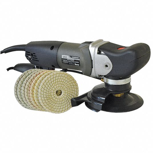 HARDIN, 4 in Max., Threaded Shank, Wet Polisher - 19TA94|GHWV4PSET