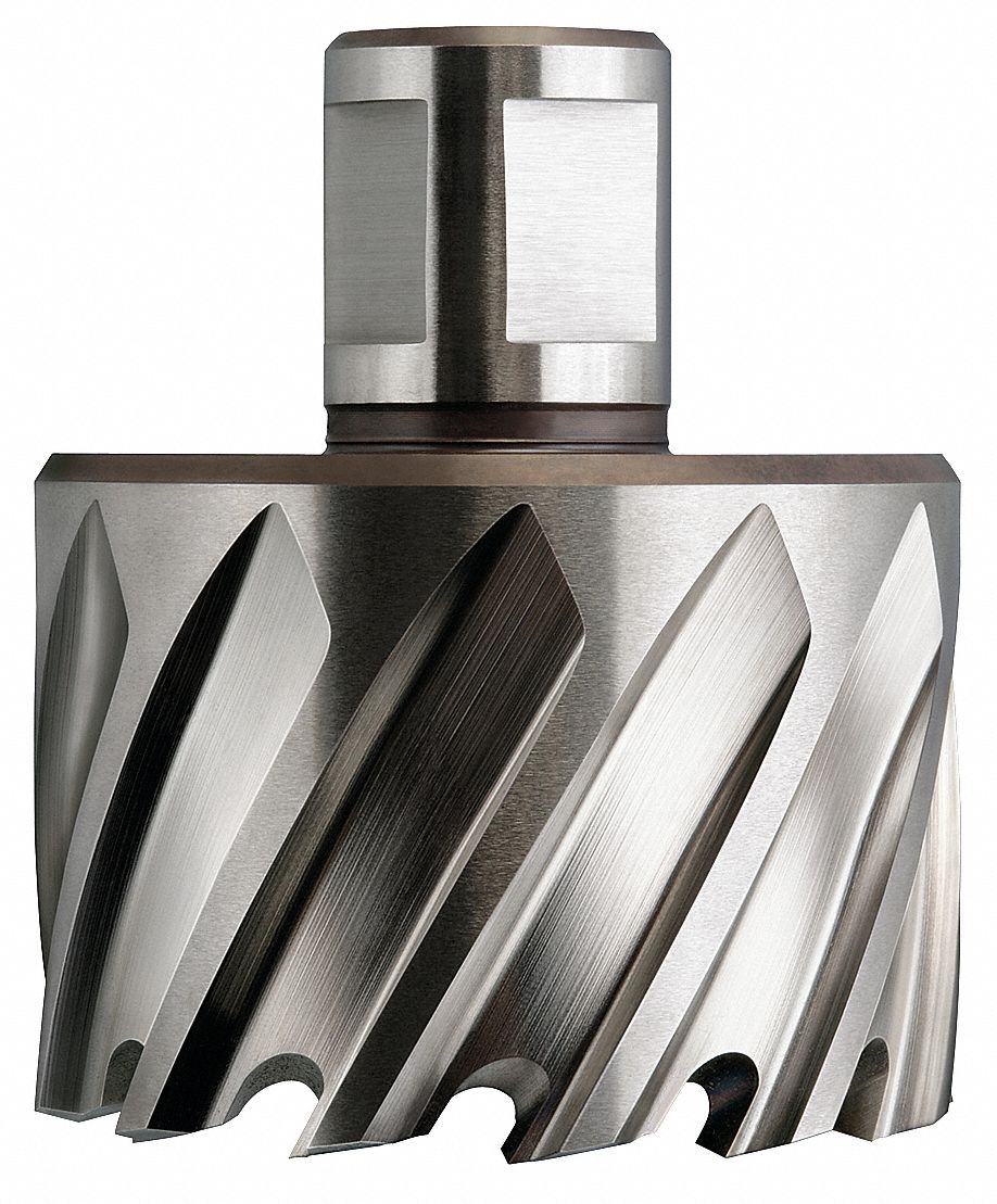 Annular Cutter: 1 1/4 in Cutter Dia, 1 in Max Cutting Dp, TiCN, High Speed Steel