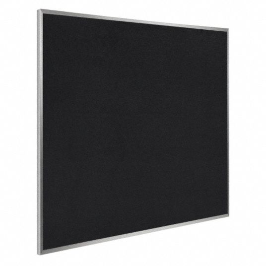 GHENT Push-Pin Bulletin Board, Recycled Rubber, 48 1/2 inH x 48 1/2 inW ...
