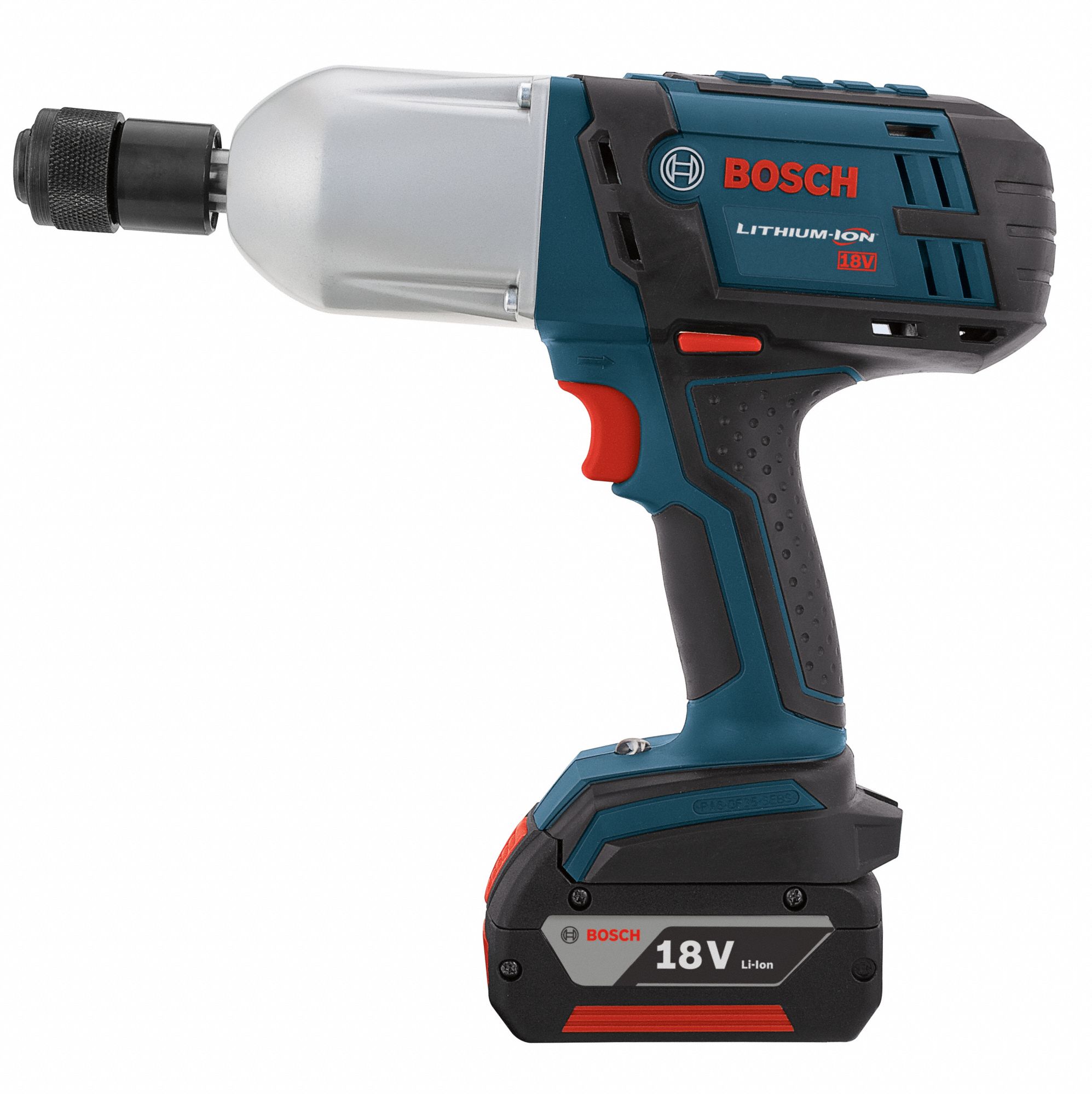 BOSCH Cordless Impact Driver Kit, 7/16 in, 18.0, 500 ftlb Max. Torque