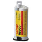 ACRYLIC ADHESIVE, AA H8000, AMBIENT CURED, 50 ML, DUAL-CARTRIDGE, GREEN, PASTE