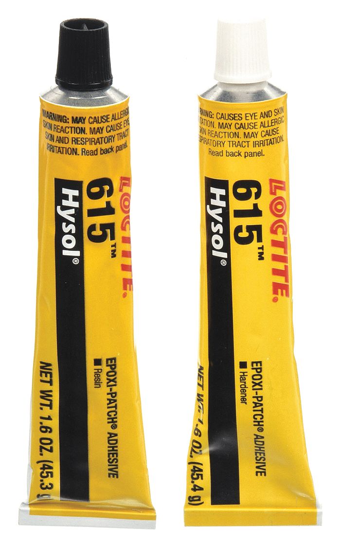 EPOXY ADHESIVE, 615, AMBIENT CURED, 3.2 FL OZ, TUBE, LIGHT BLUE, PASTE