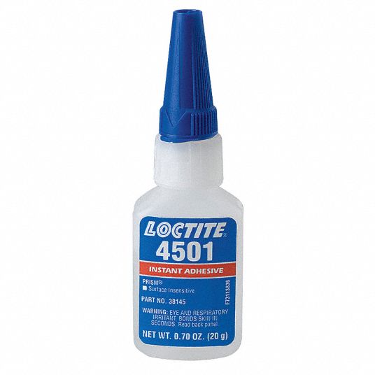 LOCTITE, 4501, Rubber, Instant Adhesive - 19TT90|528576 - Grainger