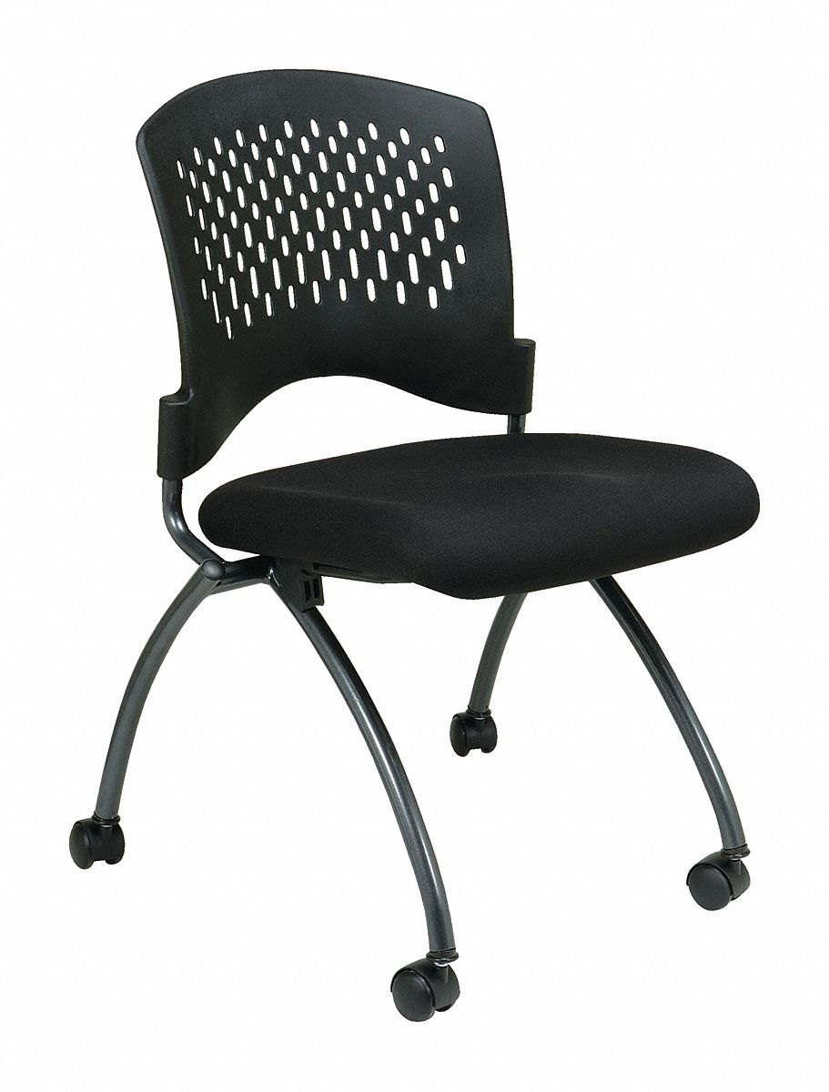 19TX42 - Chair Folding Fabric/Metal 250 lb. PK2