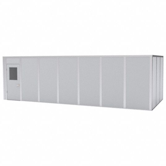 PORTA-KING, 28 ft x 12 ft x 8 ft, 4 Walls, Modular In-Plant Office ...