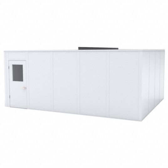 PORTA-KING, 20 ft x 16 ft x 8 ft, 4 Walls, Modular In-Plant Office ...