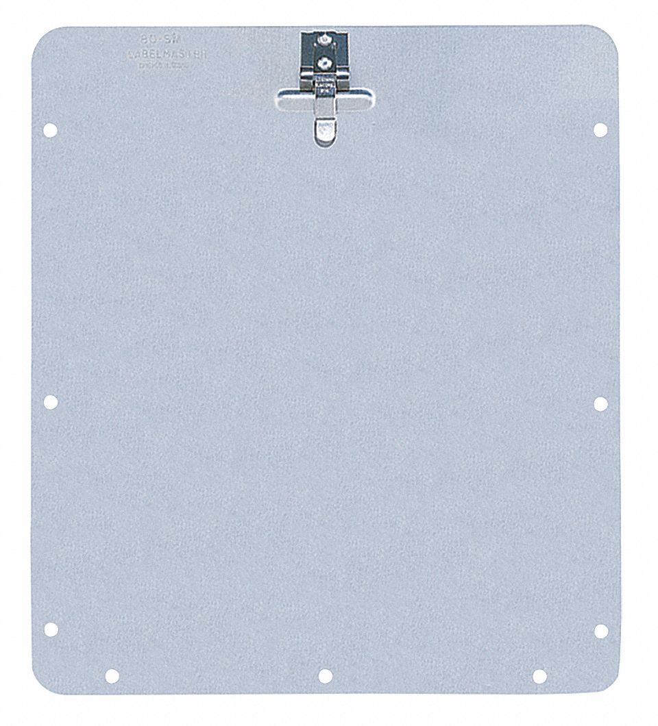 Back Plate Placard Holder, 14 1/8 in Wd, Vehicle Placard Holder