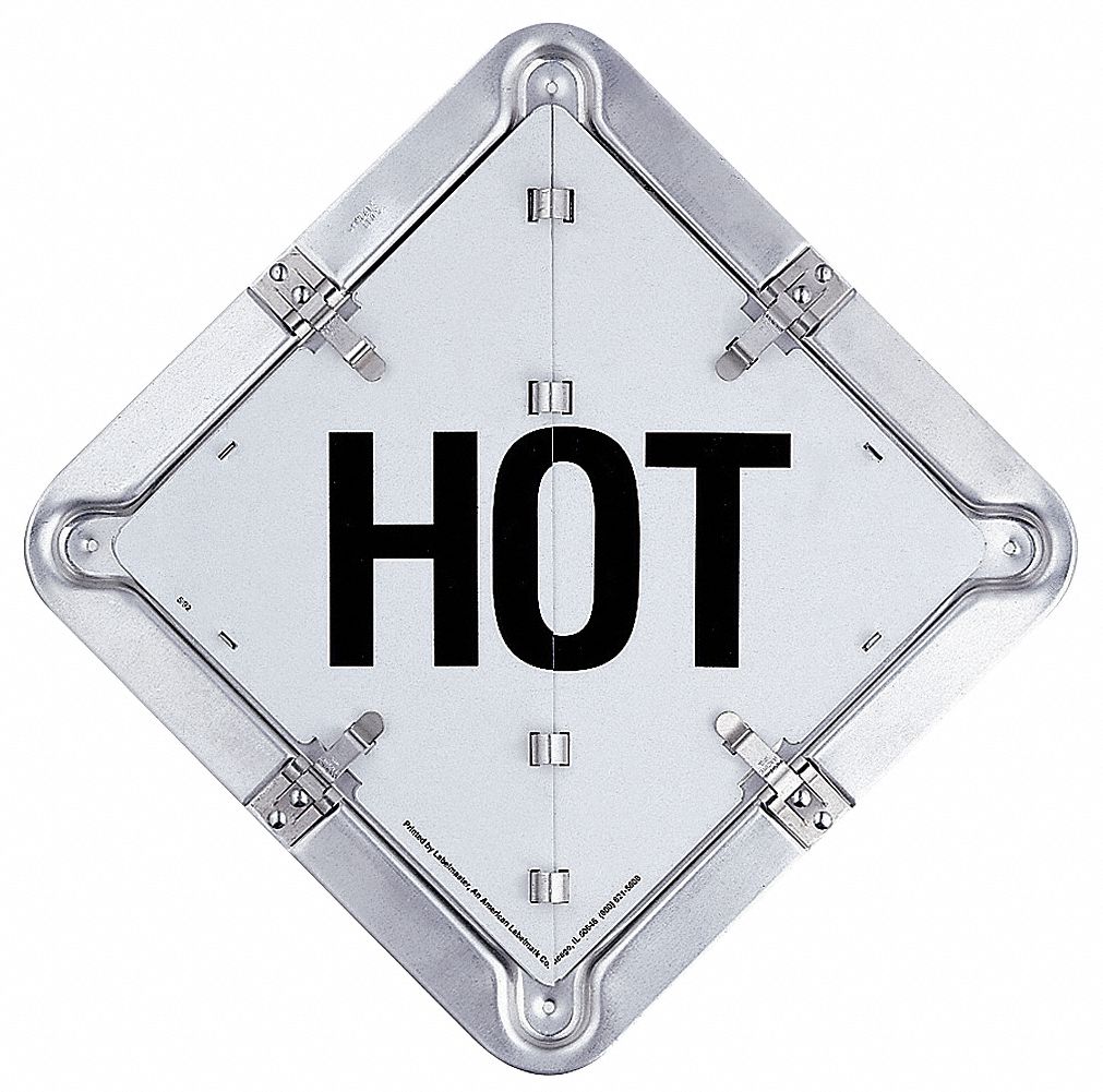 Full Frame Flip Placard Holder 13-1/2 H