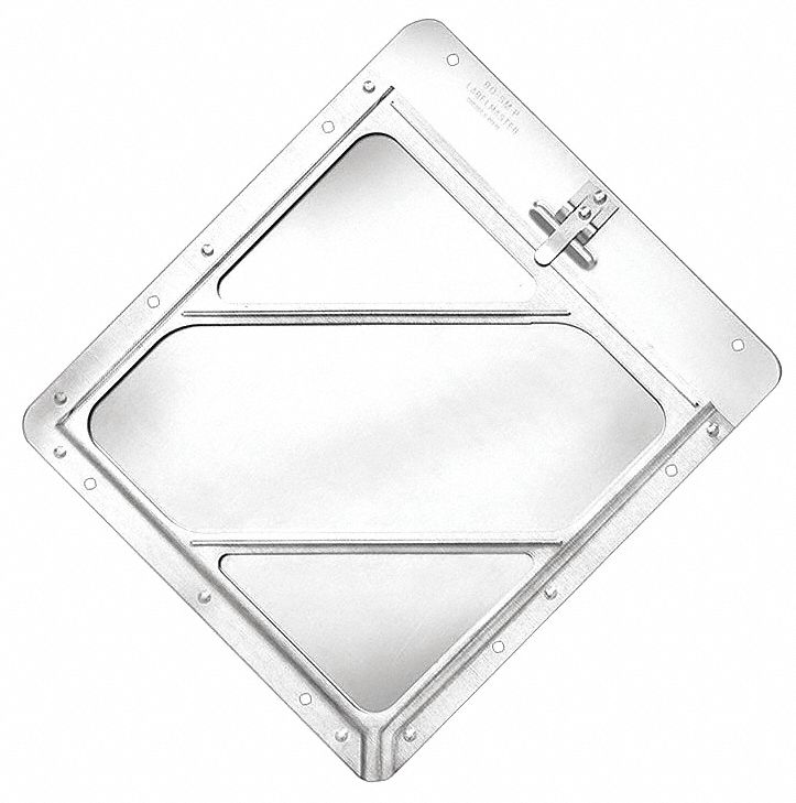 Front Plate Placard Holder, 14 1/8 in Wd, Vehicle Placard Holder