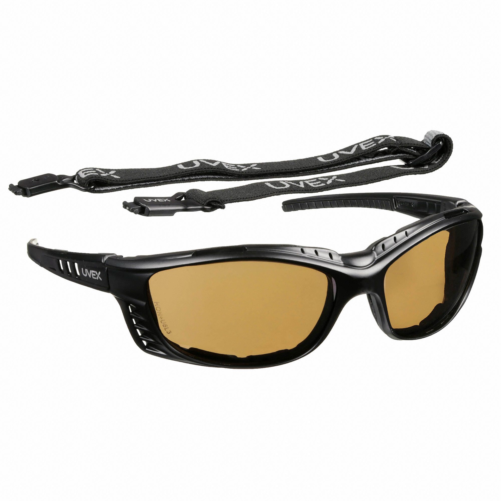 HONEYWELL UVEX Livewire™ AntiFog Safety Glasses , Espresso Lens Color